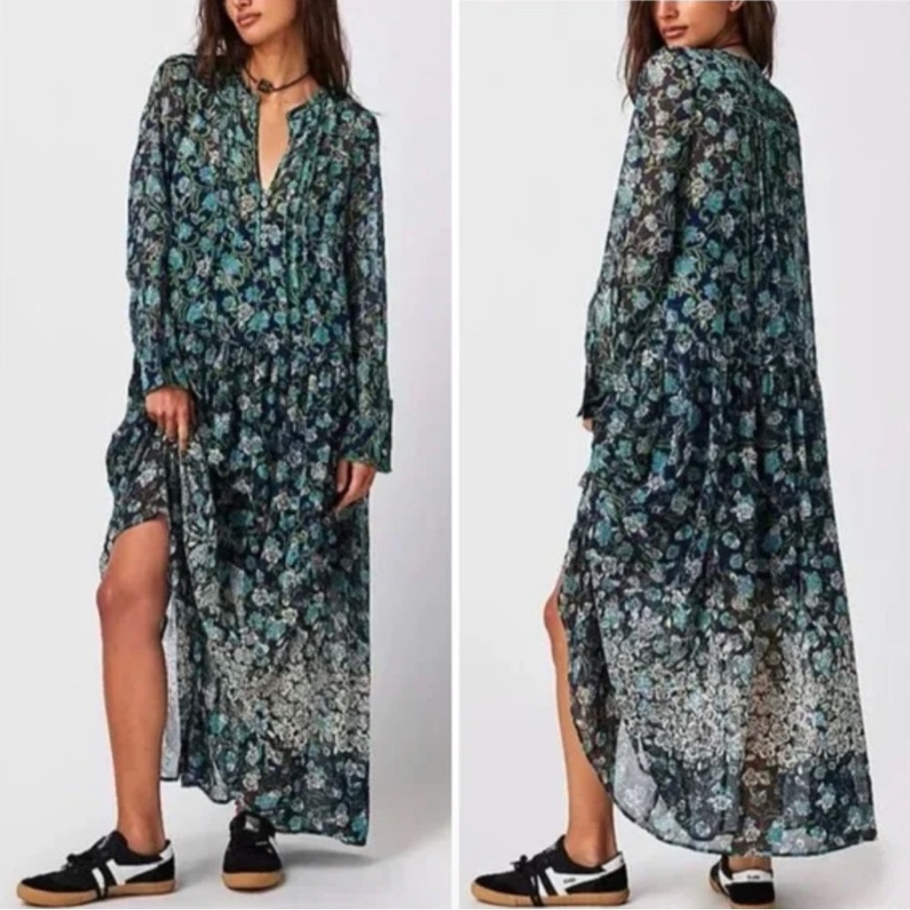 Free People See it Through Maxi Dress